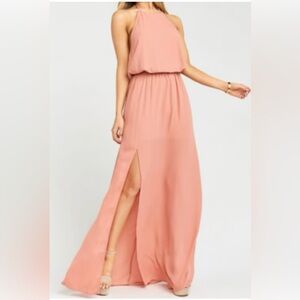Show Me Your Mumu Heather Halter Dress maxi women’s sz Small